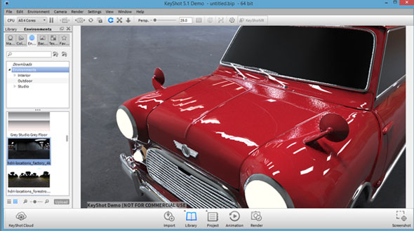 Luxion released KeyShot 5.1 with advanced rendering features