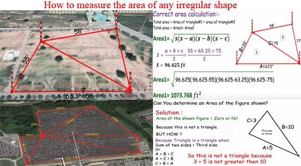 How to measure the area of any irregular shape