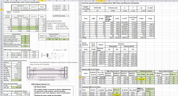 Download Construction Spreadsheet for Civil and Structural Engineering Calculations