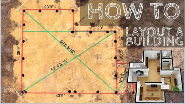 Construction Layout | Simple House Layout | Building Layout Plan