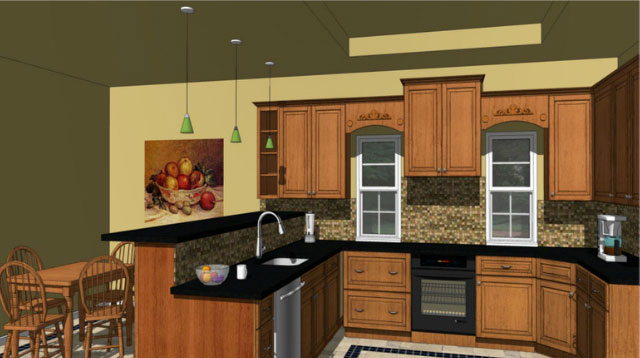 Make your Kitchen Designing process simple and smooth with sketchup