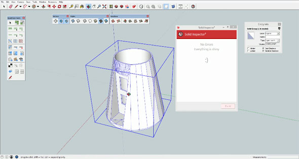 Solid Inspector for sketchup