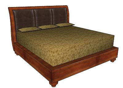 King size low profile bed