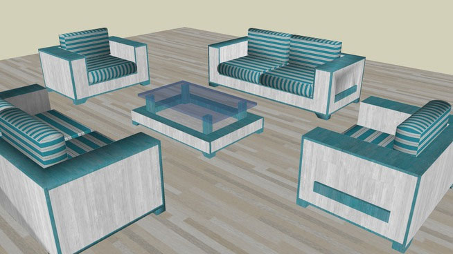 warehouse sofa 3d sketchup canape components
