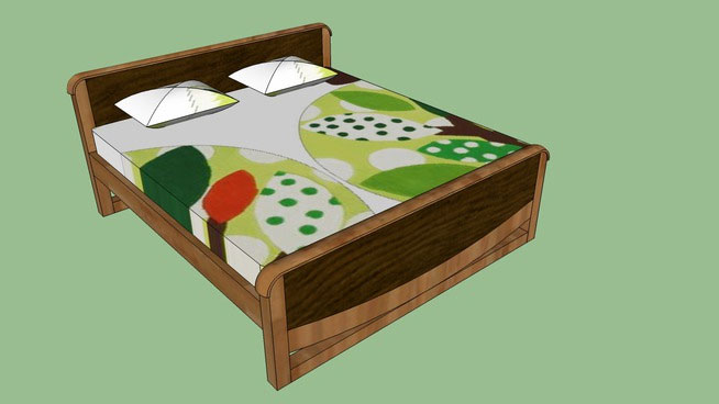 Double size cot bed