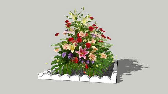 Sketchup Components 3D Warehouse - Flowers | Sketchup‬ 3D Warehouse Flowers