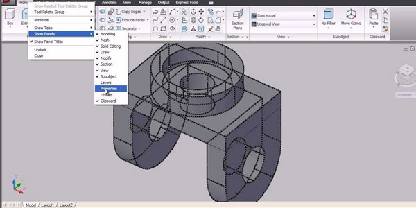 AutoCAD 3D Modeling Exercise Tutorial for Beginners