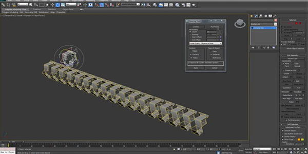 How to apply 3DS Max to clone geometry on splines