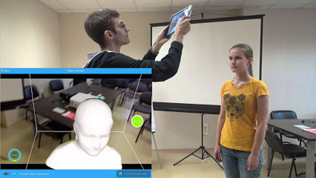 How to scan face and turn into 3d models with itSeez3D