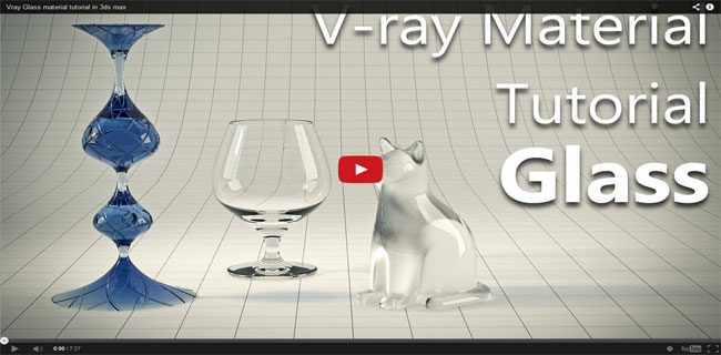 Vray Glass material in 3ds Max