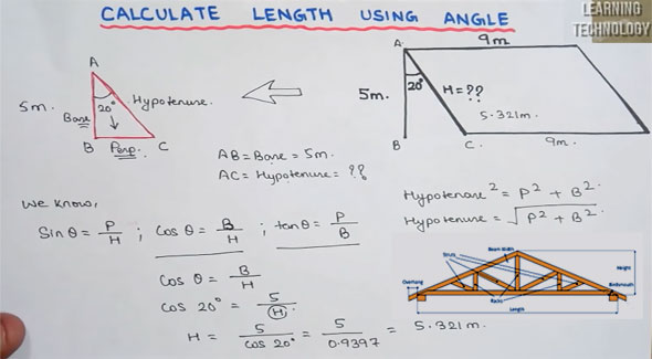 calculating free span of a rafter