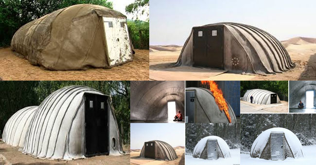 Reinforcement Concrete Tent