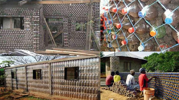The benefits of using plastic bottles in building construction