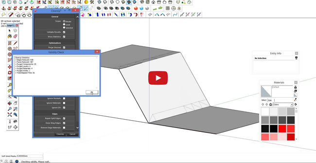 Combine sketchup vertex toolset and clean up plugin to produce planar function