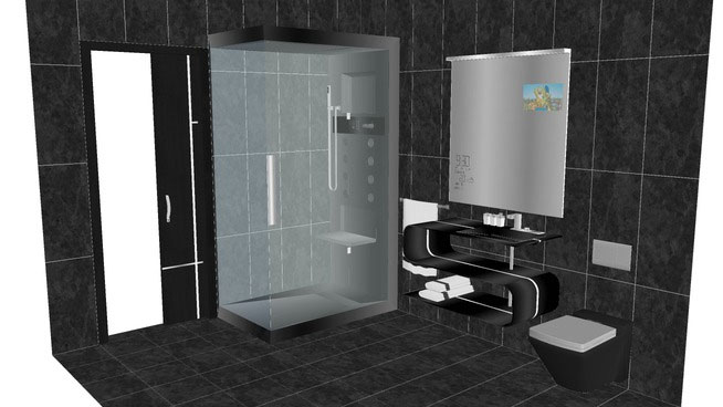 High Tech Smart Bathroom