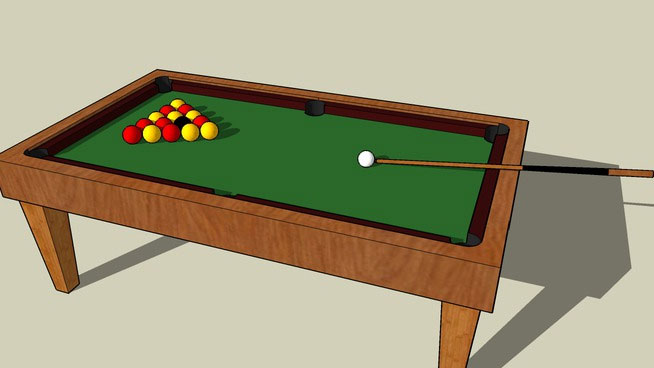 Medium 8 ball pool table